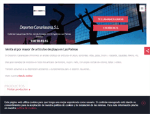Tablet Screenshot of materialdeportivocanarias.com